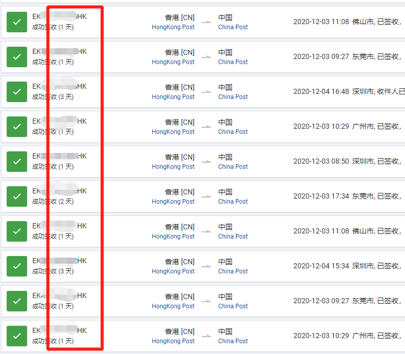 香港e特快時效-紅旗速運